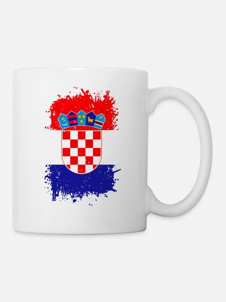 Kroatien - Tasse - Weiß