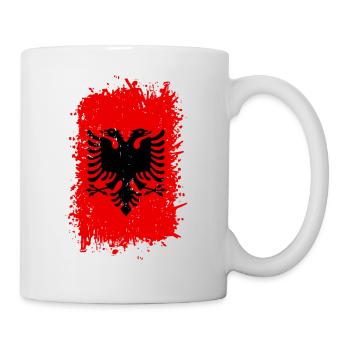 Albanien - Tasse - Weiß - Rechts