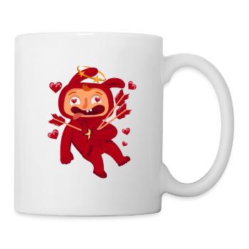 Verliebter von Armors Pfeilen getroffen - Tasse - Weiß - Rechts