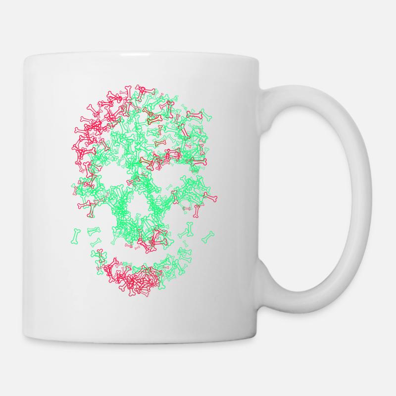 Skull of bones - Mug - white