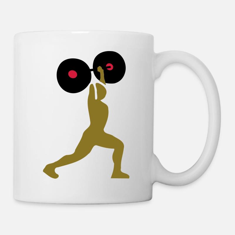 weight lifting - Mug - white