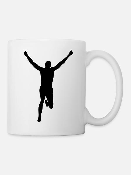 Marathon Läufer - Tasse - Weiß