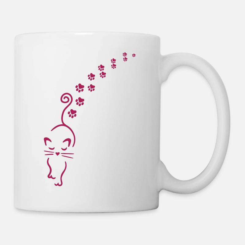 catwalk cat - Mug - white