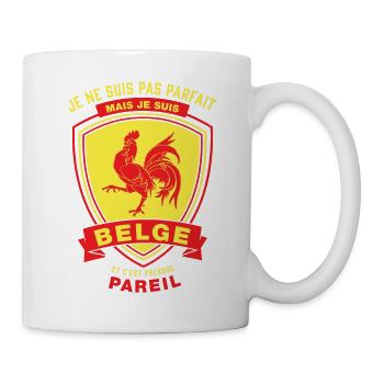 Belge Parfait - Mug blanc - blanc - Droite