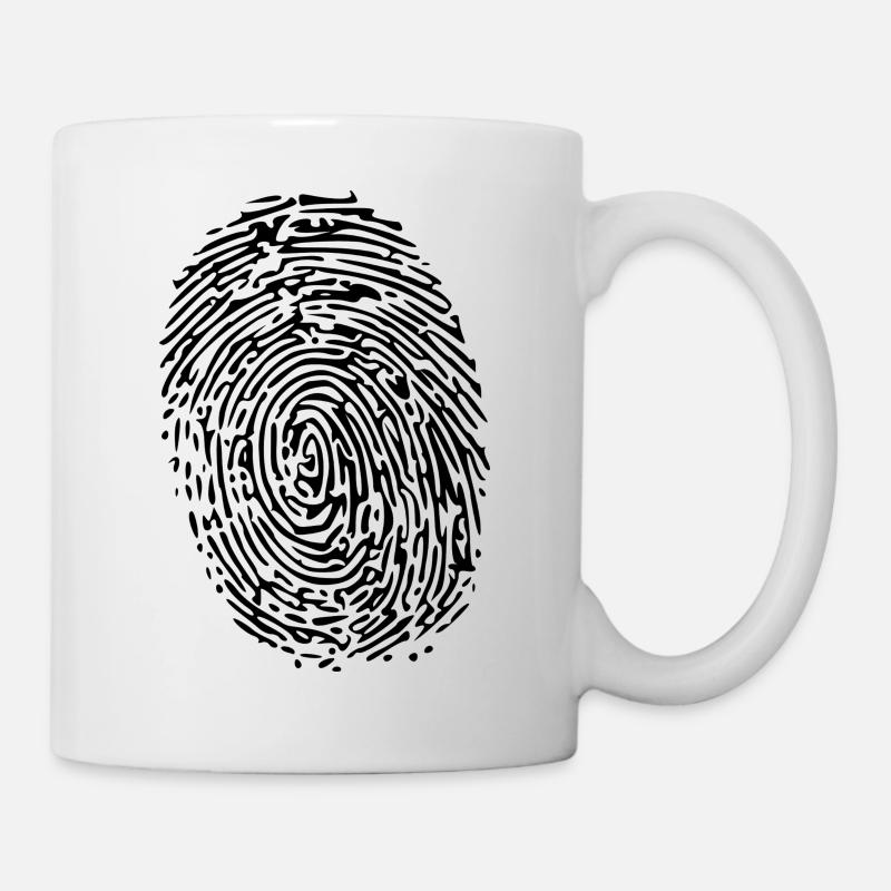 empreinte digitale - Mug blanc - blanc
