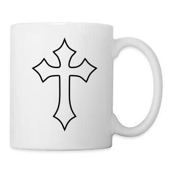 Gothic Cross__V002 - Tasse - Weiß - Rechts