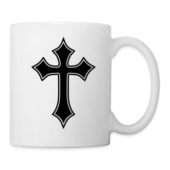 Gothic Cross__V003 - Tasse - Weiß - Rechts