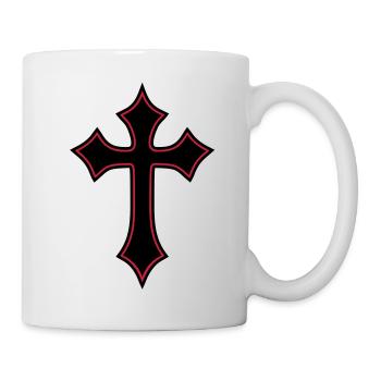 Gothic Cross__V004 - Tasse - Weiß - Rechts