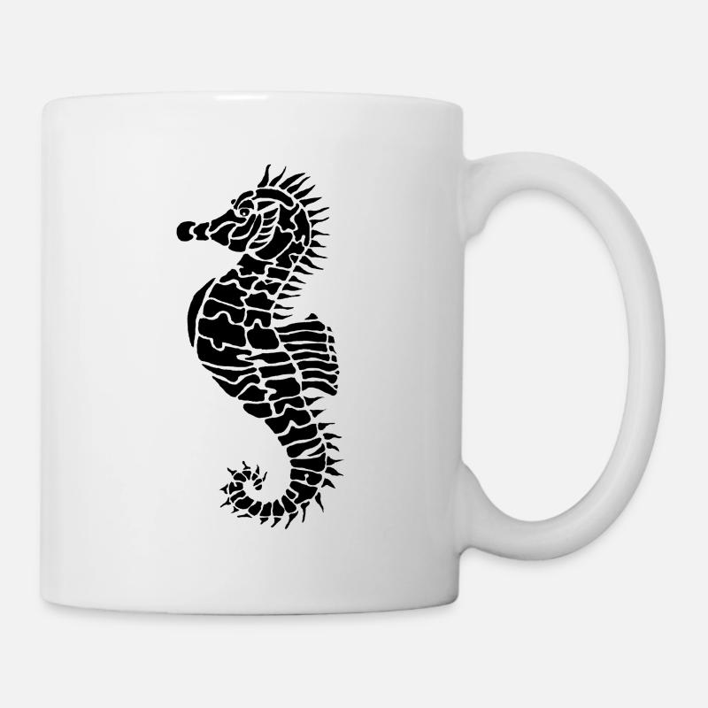 Hyppocampe - Tasse - Weiß
