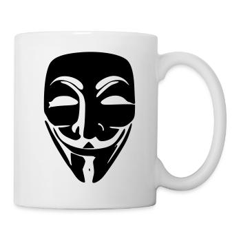 Anonymous - Mug blanc - blanc - Droite