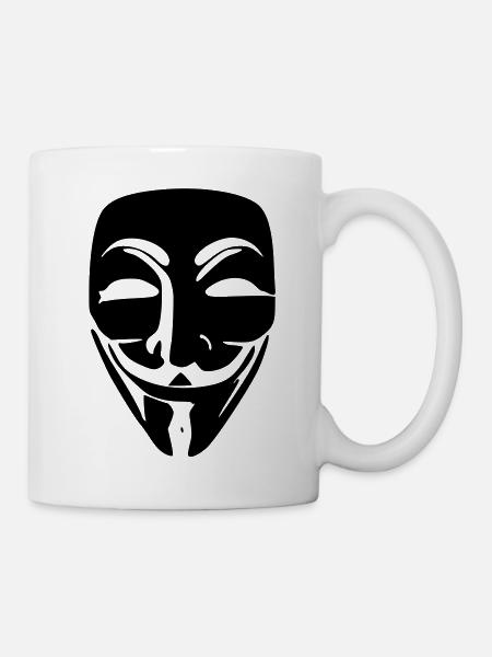 Anonymus - Tasse - Weiß