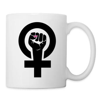 feministin - Tasse - Weiß - Rechts