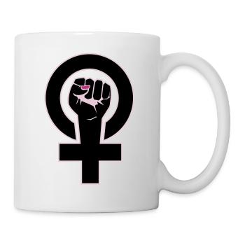 feministin - Tasse - Weiß - Rechts