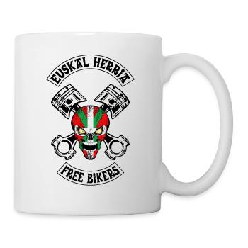 Basques Bikers - Mug blanc - blanc - Droite
