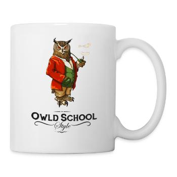 Owld school style - Mug blanc - blanc - Droite