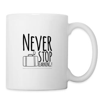 Never STOP Learning! - Mug - white - Right