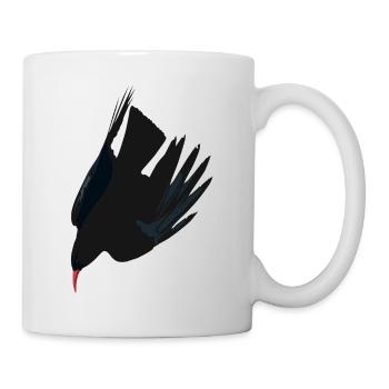 Red-billed Chough 3 - Mug - white - Right