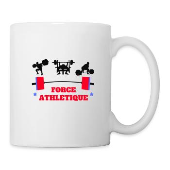 Athletic strength - Mug - white - Right