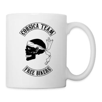 Corsica Skull Team - Mug blanc - blanc - Droite