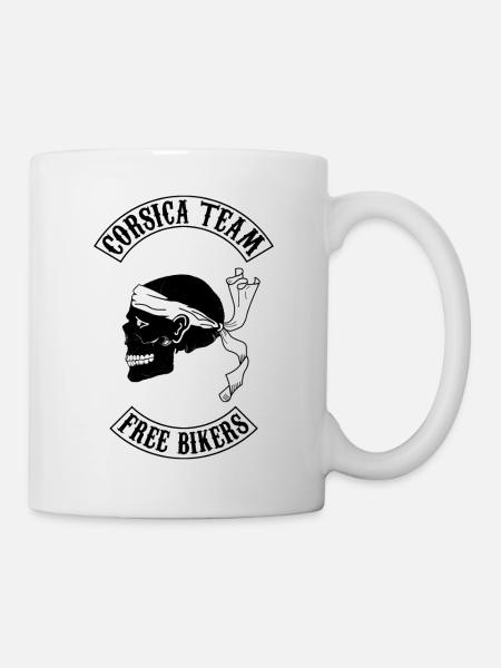 Corsica Skull Team - Mug blanc - blanc