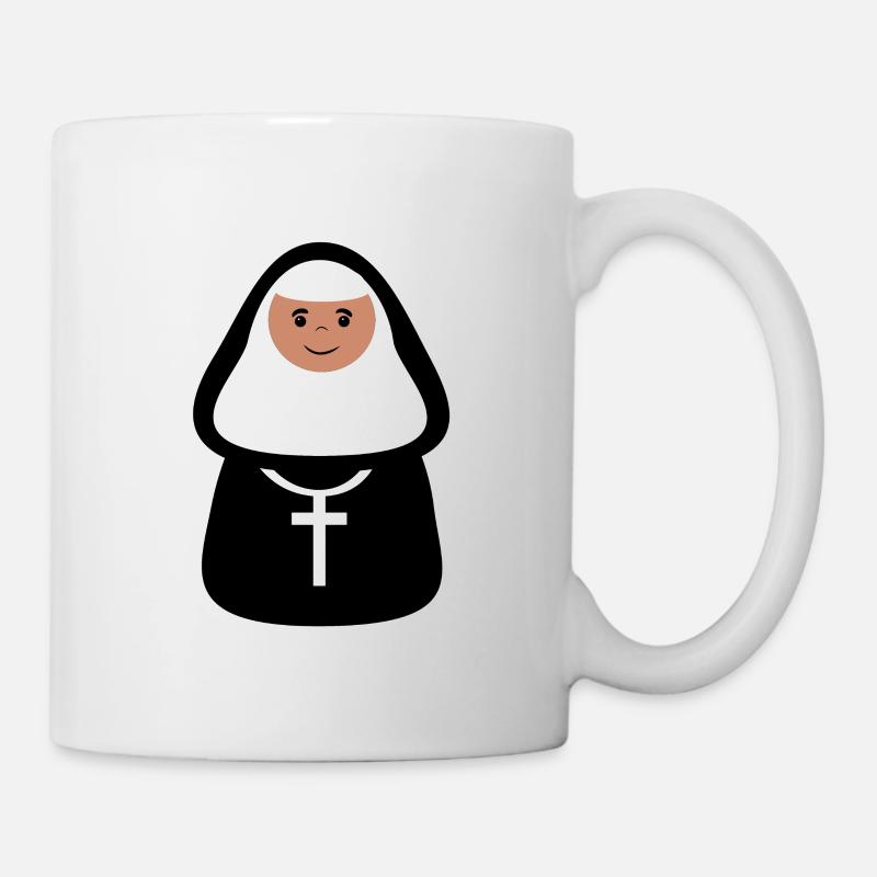 nun - Mug - white