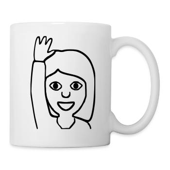 Emoji greetings - Mug - white - Right