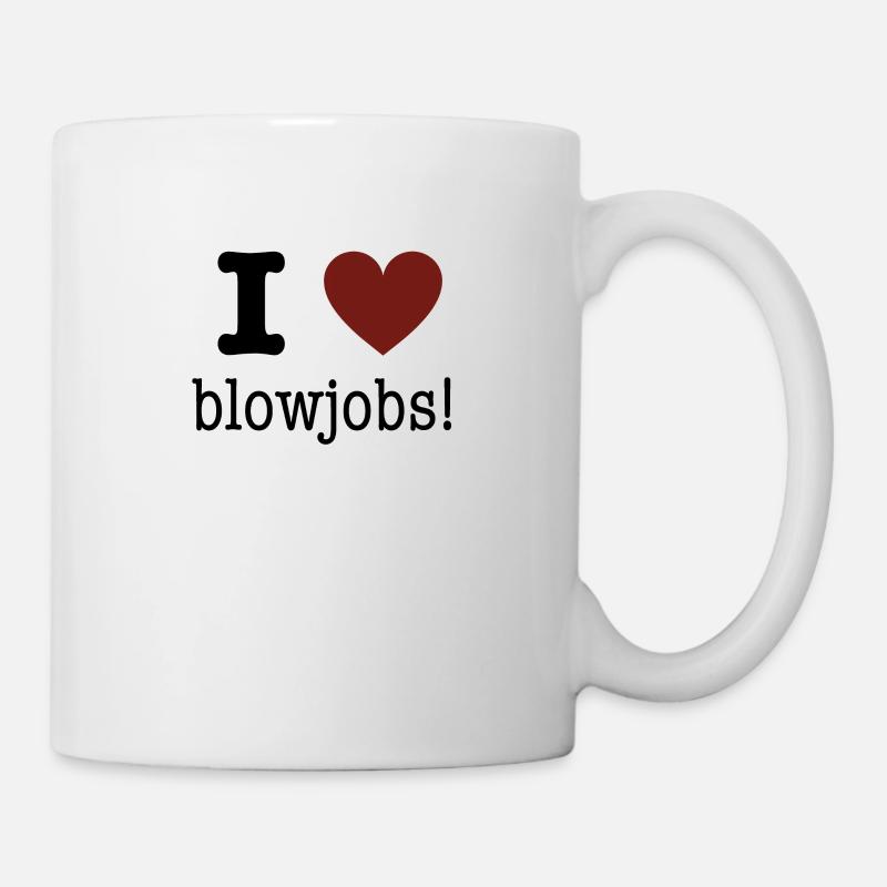 J'adore les pipes! J'adore les pipes! - Mug blanc - blanc