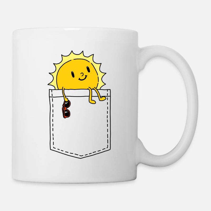poche de soleil - Mug blanc - blanc