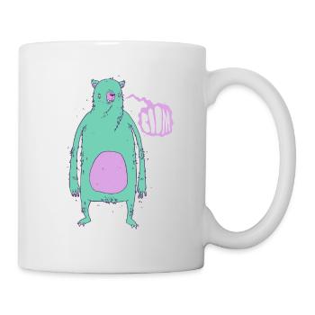 Boom Bear Green - Mug blanc - blanc - Droite