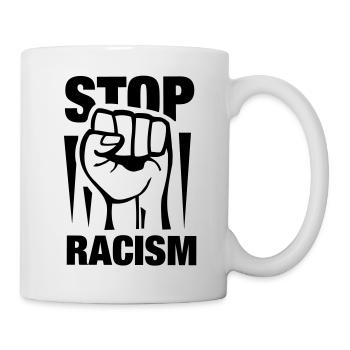 stop_racism_a_f1 - Mug - white - Right