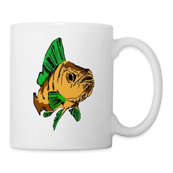 Fish fish finds nemo aquarium fish kinder meer - Mug - white - Right