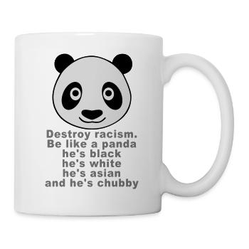 Chubby Panda - Tasse - Weiß - Rechts