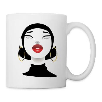 Fashion Girl, Vogue - Tasse - Weiß - Rechts