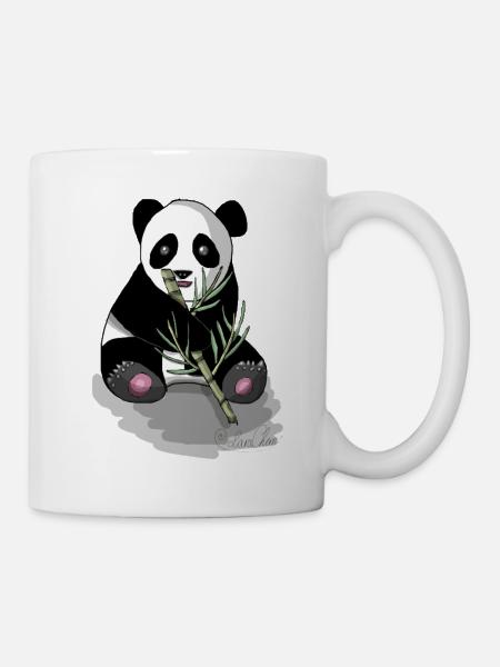 Sweet Panda in Comicart - by Cherrystone - Mug - white