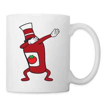 Dabbing Dab Bouteille de ketchup - Mug blanc - blanc - Droite