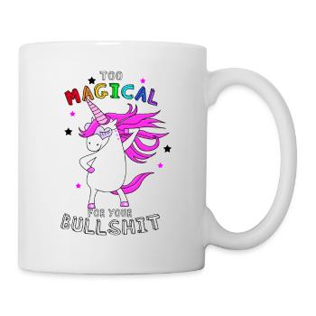 Einhorn Unicorn Magic - Tasse - Weiß - Rechts