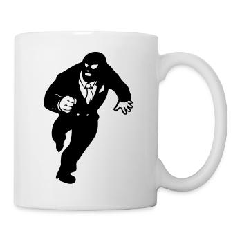 auf der flucht - Tasse - Weiß - Rechts