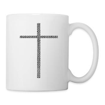 Off cross white - Mug - white - Right