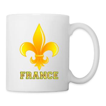 fleur de lys, french symbol - Mug - white - Right