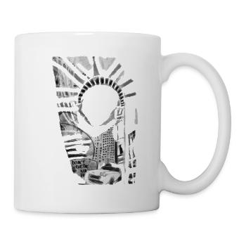 Statue de la Liberté NYC - Mug blanc - blanc - Droite