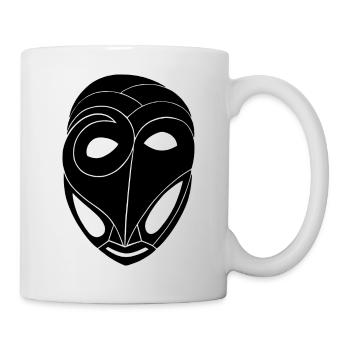 Maske Totem Fluch Pharao Mumie Dämon - Tasse - Weiß - Rechts