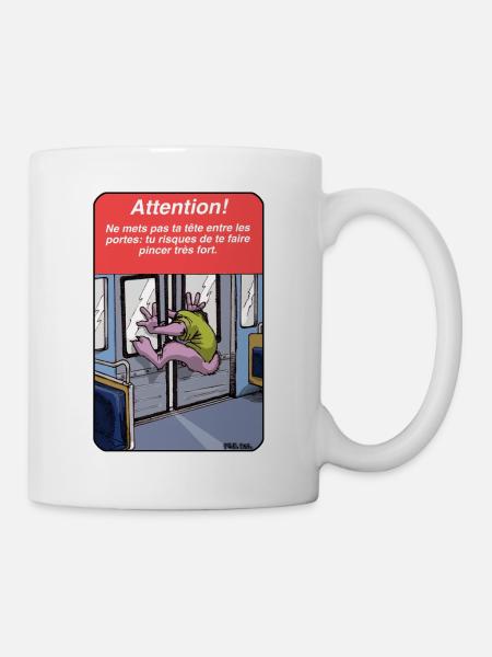 Defectuous Product.001 - Mug blanc - blanc
