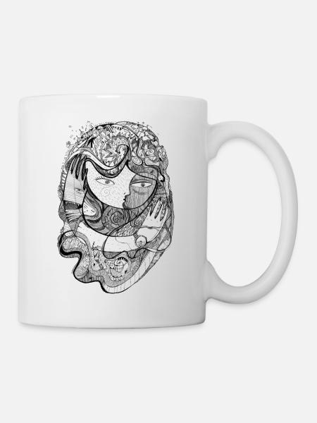 Contes de bêtises - Mug blanc - blanc