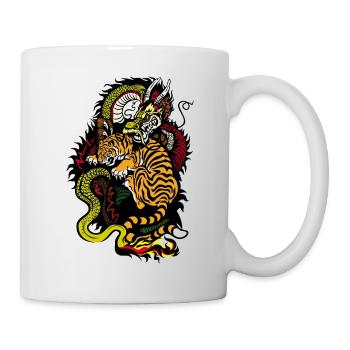 Dragon Snake Tiger - Mug - white - Right