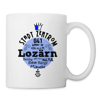 Luzern Lozärn - Tasse - Weiß - Rechts