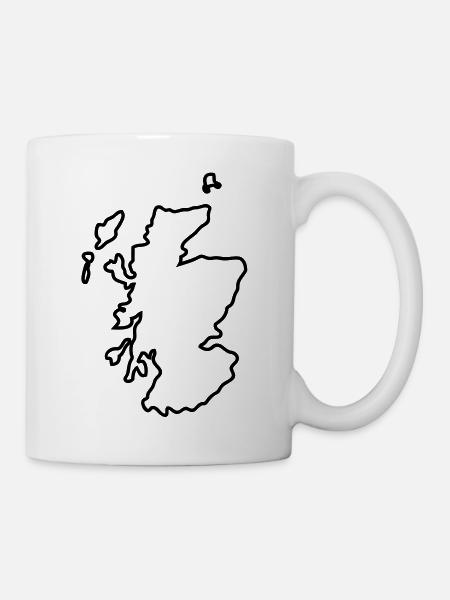 scotland 03 - Tasse - Weiß