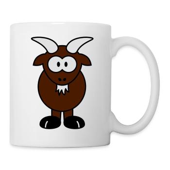 goat - Mug blanc - blanc - Droite