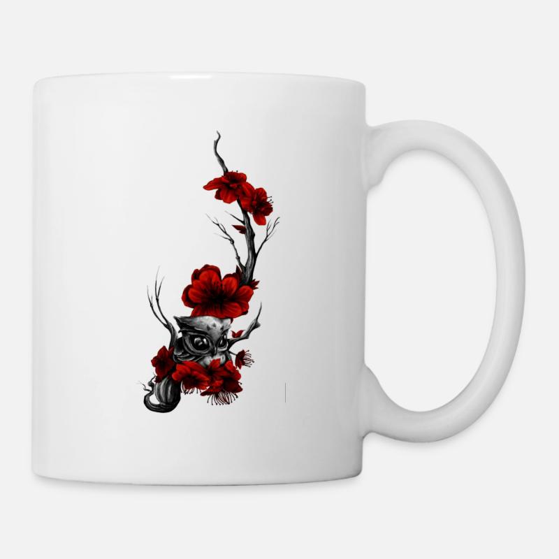 Eule - Tasse - Weiß
