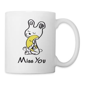 Ich umarme dich ganz fest - Tasse - Weiß - Rechts