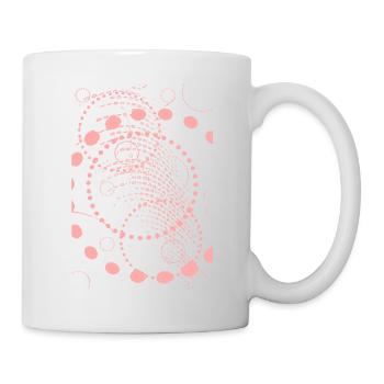 Creative abstract points - Mug - white - Right